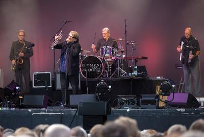 01.09.2024 Sachsen Anhalt Sachsen-Anhalt Halle Saale Pei?nitz Freilichtb?hne Element of Crime Konzert Sommerkonzert open-stock-foto