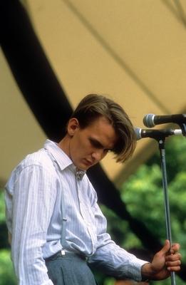 Element of Crime, Konzert in der Waldb?hne Berlin: Sven Regener-stock-foto