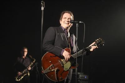 Sven Regener, Element of Crime, live Tour Lieblingsfarben und Tiere im Tempodrom am 17.03.15 in Berlin. Element of Crim-stock-foto