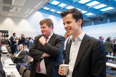 Auftaktbilder zur Fraktionssitzung von CDU/ CSU im Bundestag-stock-foto