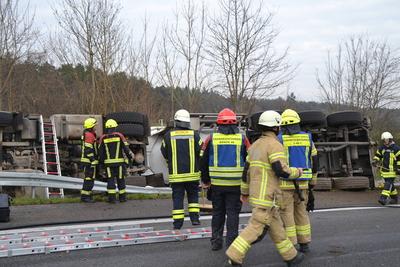 Unfall auf A6-stock-foto