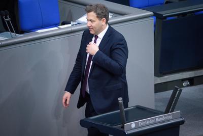 Deutscher Bundestag, 46. Plenarsitzung-stock-foto