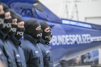 GER,  Commissioning of the Federal Police's drone defense unit, December 2, 2025-stock-foto