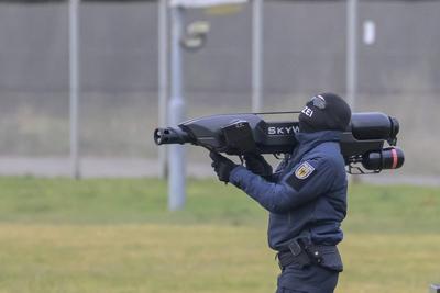 GER,  Commissioning of the Federal Police's drone defense unit, December 2, 2025-stock-foto