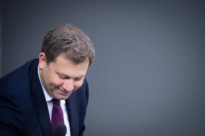 Deutscher Bundestag, 46. Plenarsitzung-stock-foto