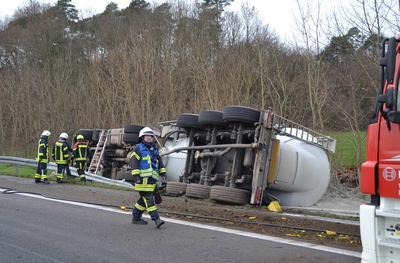Unfall auf A6-stock-foto