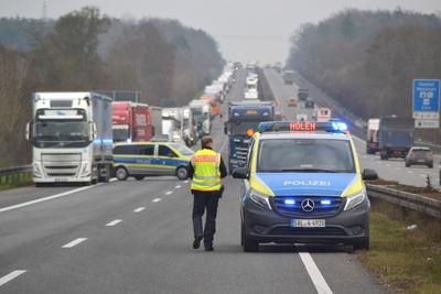 Unfall auf A6-stock-foto