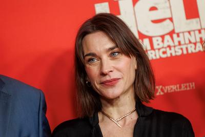 Premiere - Der Held vom Bahnhof Friedrichstrasse --stock-foto