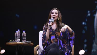 Rodrigo Santoro, during the "Rodrigo is the best!" panel at CCXP25.-stock-foto