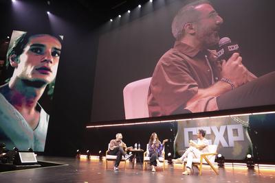 Rodrigo Santoro, during the "Rodrigo is the best!" panel at CCXP25.-stock-foto