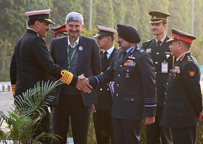 Raksha Mantri Rajnath Singh And Russian Defence Minister Andrei Belousov Co-chair 22nd India-Russia Inter-Governmental Commission on Military & Military Technical Cooperation Meeting In New Delhi-stock-foto