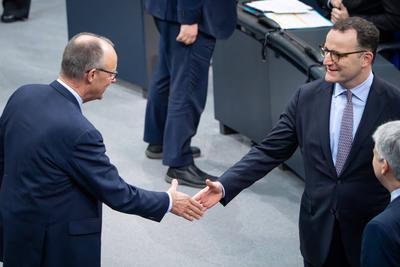 Deutscher Bundestag, 48. Plenarsitzung-stock-foto