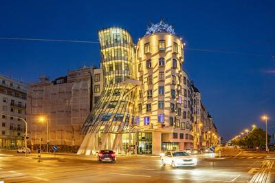 Das Tanzende Haus-stock-foto