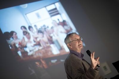 Martin Parr DEU, Deutschland, Germany, Berlin, 29.09.2018 Martin Parr, englischer Fotograf und Kuenstler, Mitglied der F-stock-foto