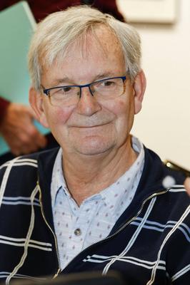 Martin Parr beim Pressebesuch der Fotokunstmesse PARIS PHOTO im Grand Palais Eph? mere. F?r die Fotografie ist die Paris-stock-foto