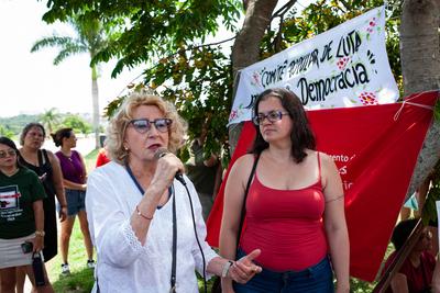 Protest against femicides in Sorocaba-stock-foto