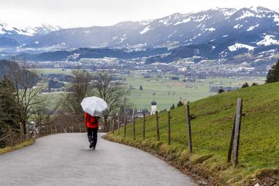 Tr?bes Wetter am zweiten Advent-stock-foto