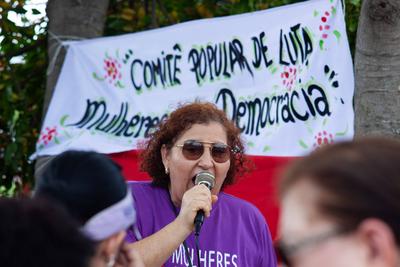 Protest against femicides in Sorocaba-stock-foto