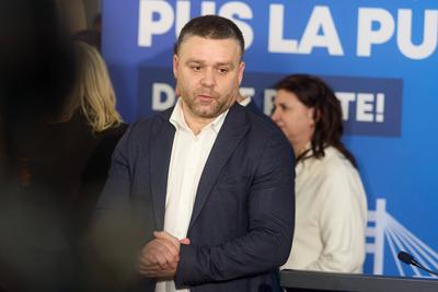 Ciprian Ciucu, the new Mayor of Bucharest, Romania-stock-foto