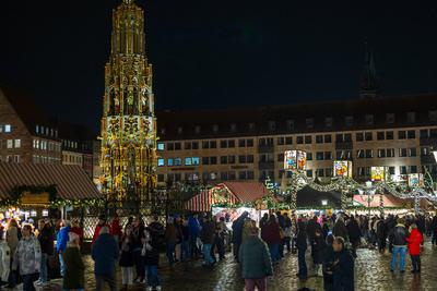 2. Advent am Christkindlesmarkt, N?rnberg, 07.12.2025-stock-foto
