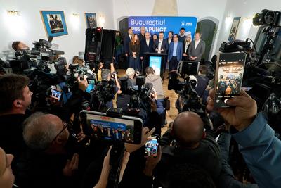 Ciprian Ciucu, the new Mayor of Bucharest, Romania-stock-foto