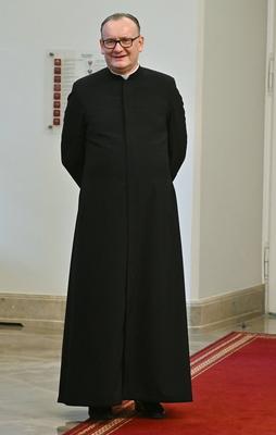 BETHLEHEM LIGHT OF PEACE AT THE PRESIDENTIAL PALACE-stock-foto