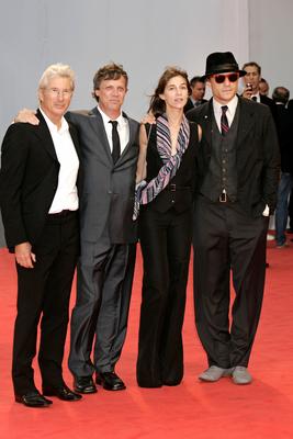 Richard Gere, Todd Haynes, Charlotte Gainsbourg und Heath Ledger bei der Premiere des Kinofilms I m Not There auf der Bi-stock-foto