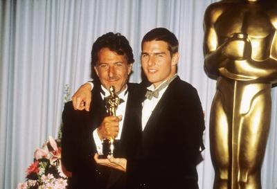 Dustin Hoffman and Tom Cruise-stock-foto