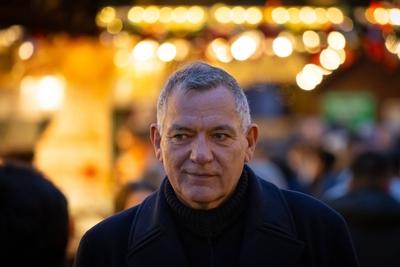 Frankfurter Weihnachtsmarkt - Jan van Aken-stock-foto