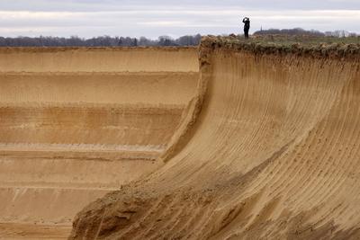 News Themen der Woche KW52 News Bilder des Tages Im Tagebau Garzweiler II suchen Schaufelradbagger nach Braunkohle und n-stock-foto