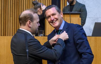 57. Sitzung des Nationalrats-stock-foto