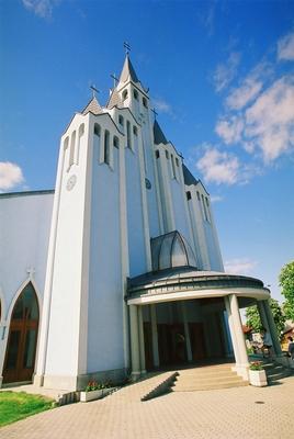 Jézus Szíve római katolikus templom, Hévíz-stock-foto