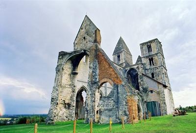 Templom- és kolostorrom, Zsámbék-stock-foto