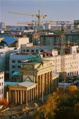 Brandenburgi Kapu, Berlin-stock-foto