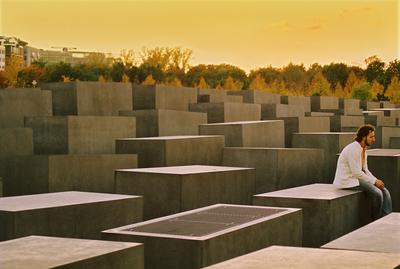 Holocaust Memorial, Berlin-stock-foto