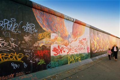 East Side Gallery, Berlin-stock-foto