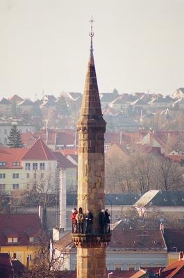 Minaret, Eger-stock-photo