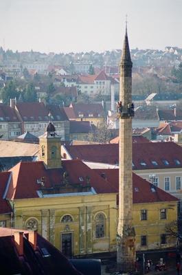 Minaret, Eger-stock-photo