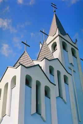 Jézus Szíve római katolikus templom, Hévíz-stock-foto