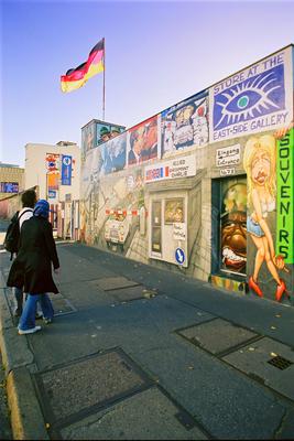 East Side Gallery, Berlin-stock-foto