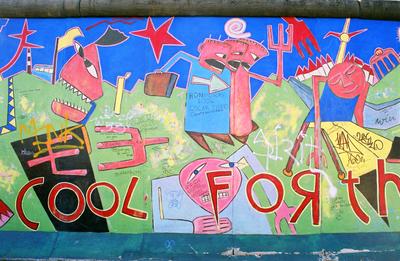 East Side Gallery, Berlin-stock-foto