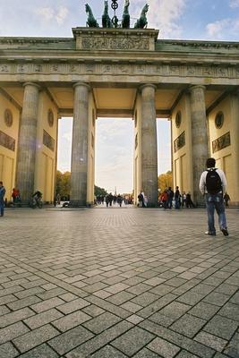 Brandenburgi Kapu, Berlin-stock-foto