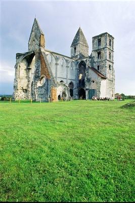 Templom- és kolostorrom, Zsámbék-stock-foto