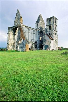 Templom- és kolostorrom, Zsámbék-stock-photo