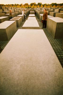 Holocaust Memorial, Berlin-stock-foto
