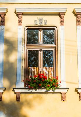 Nagymarosi utcarészlet-stock-foto