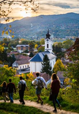 Kálvária, Visegrád-stock-foto