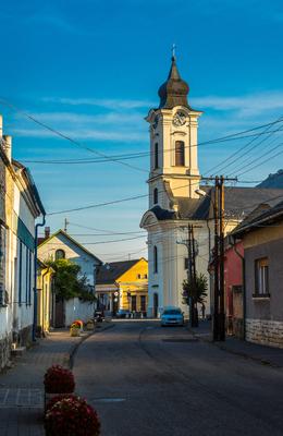 Keresztelő Szent János Római Katolikus Plébániatemplom, Visegrád-stock-foto