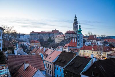 Cesky Krumlov, Southern Bohemia, Czech Republic-stock-photo