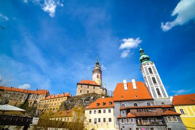 Cesky Krumlov, Southern Bohemia, Czech Republic-stock-photo